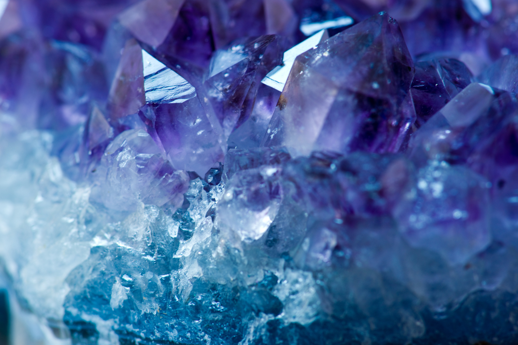 Purple Amethyst Crystals